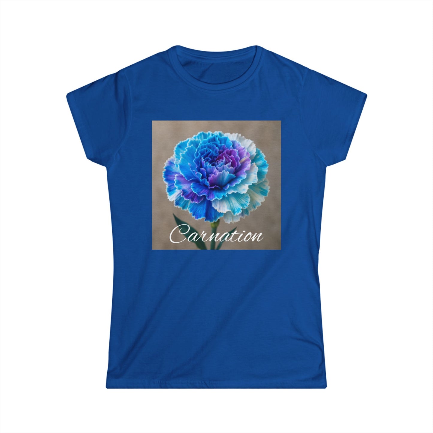Multi Color Carnation Flower Women's Tee