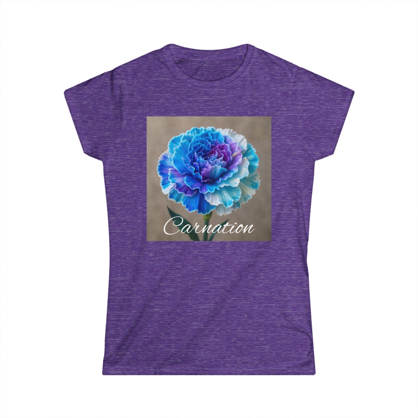 Multi Color Carnation Flower Women's Tee