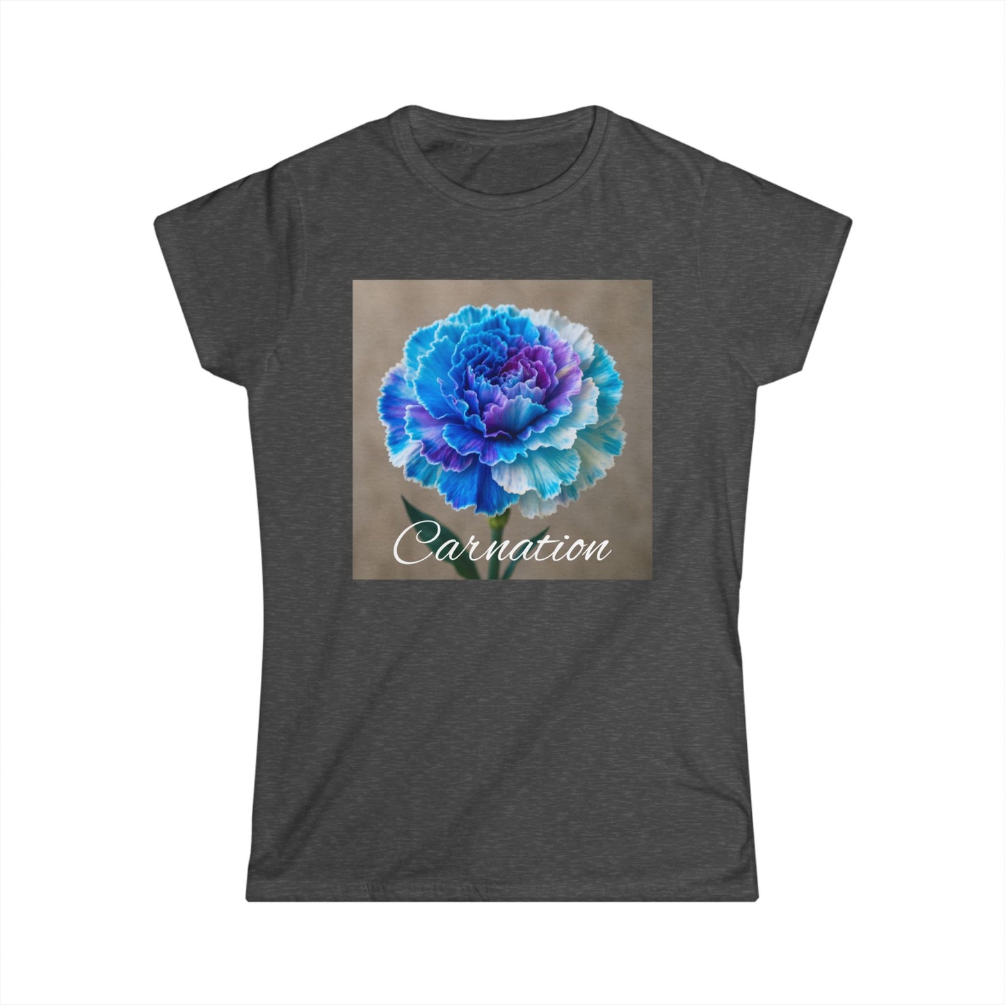 Multi Color Carnation Flower Women's Tee