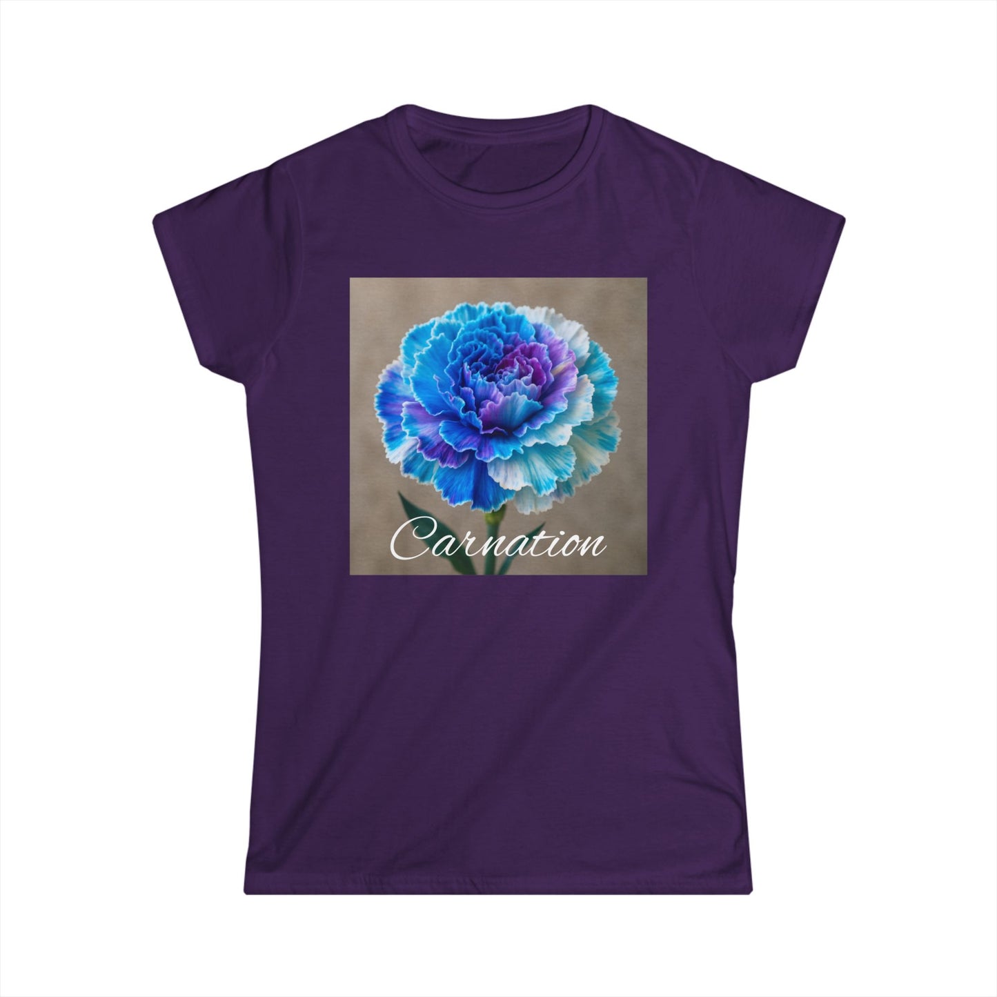 Multi Color Carnation Flower Women's Tee